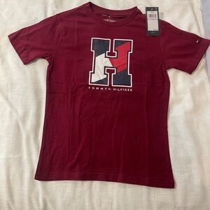 NWT Tommy Hilfiger Burgundy Tee